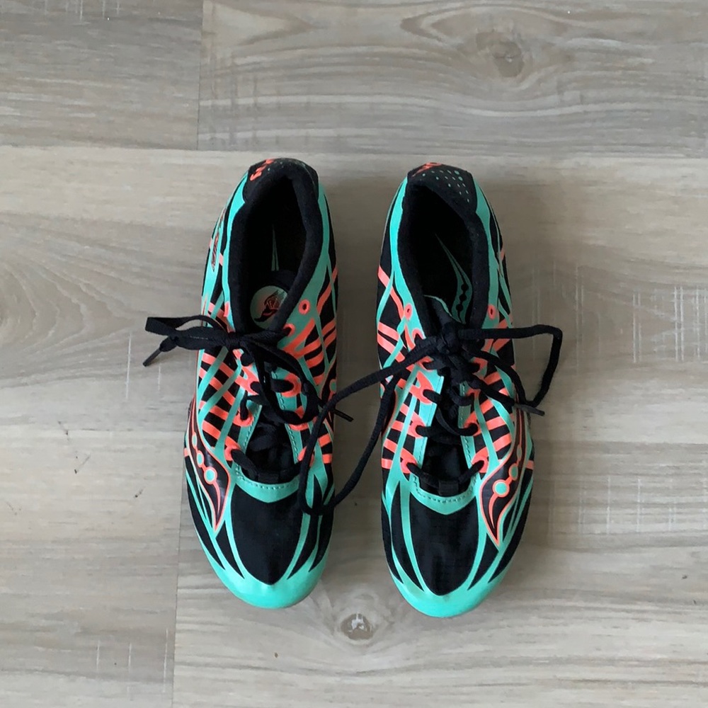 Saucony track shoes